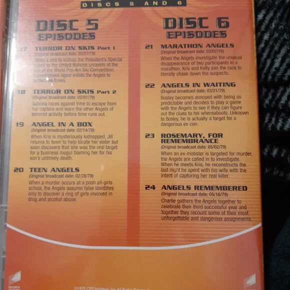 CHARLIE'S ANGELS COMPLETE 3 SEASON KATE JACKSON, JACLYN SMITH, CHERYL LADD DVD - Picture 16 of 16